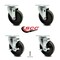 Service Caster 177CASTER Avantco Caster SetFF FBF EF Series Floor Fryer Caster Replacement, 4PK AVA-SCC-20S514-PHS-2-TLB-2 - alternate 2